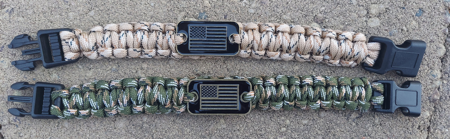 camouflage paracord bracelet