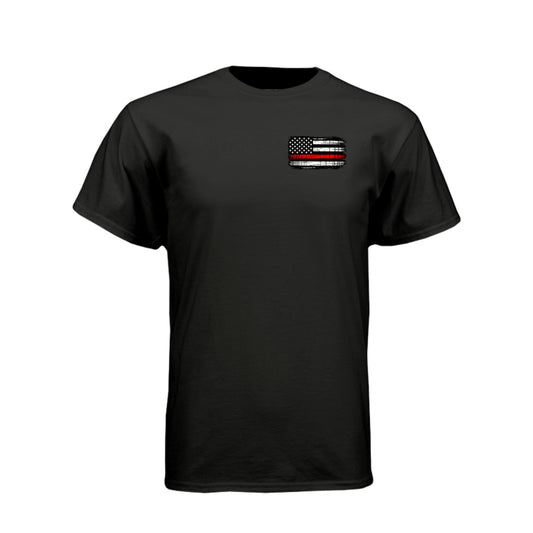 Firefighter Helmet & SCBA Mask Fire Rescue Shirt