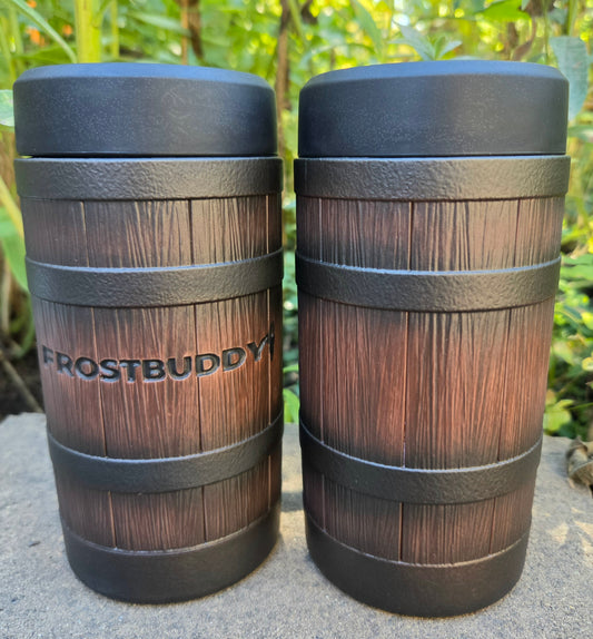 Bourbon Barrel Frost Buddy Universal Can Cooler 