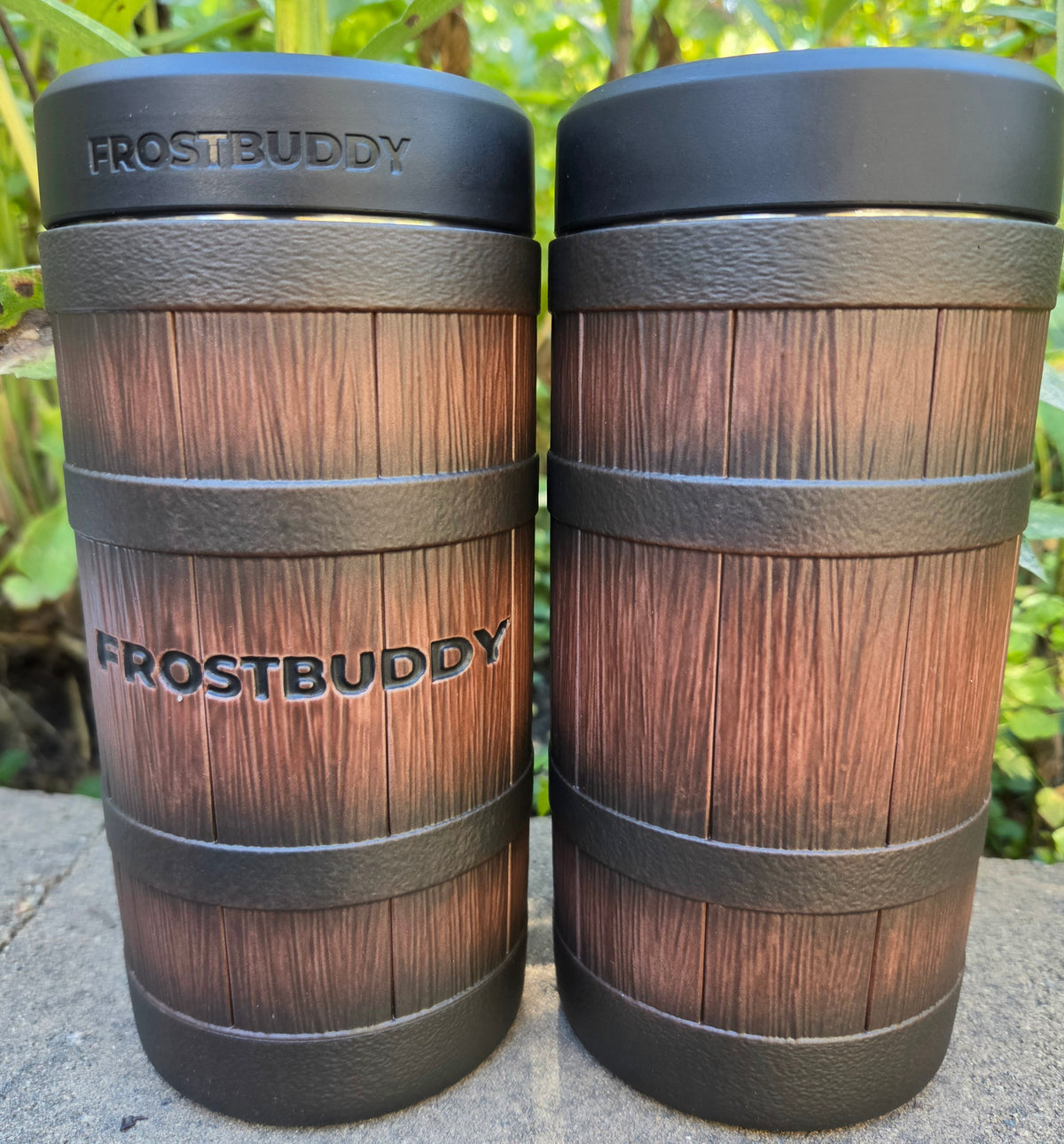 Bourbon Barrel Frost Buddy Universal XL Can Cooler 