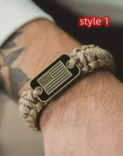 camouflage paracord bracelet
