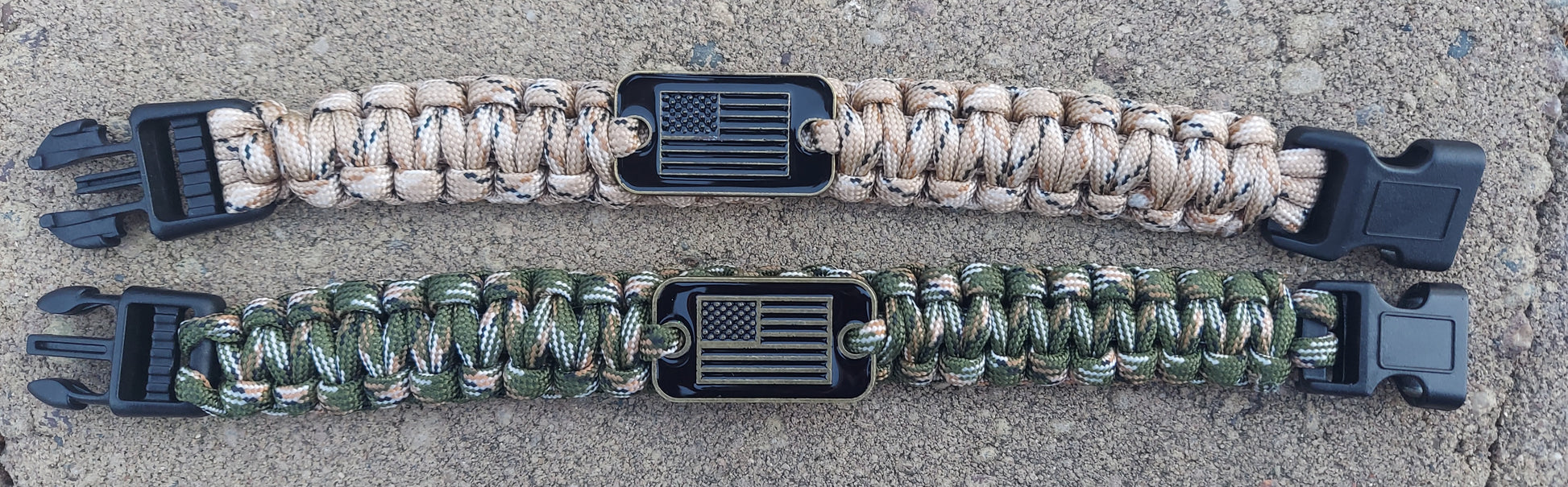 camouflage paracord bracelet