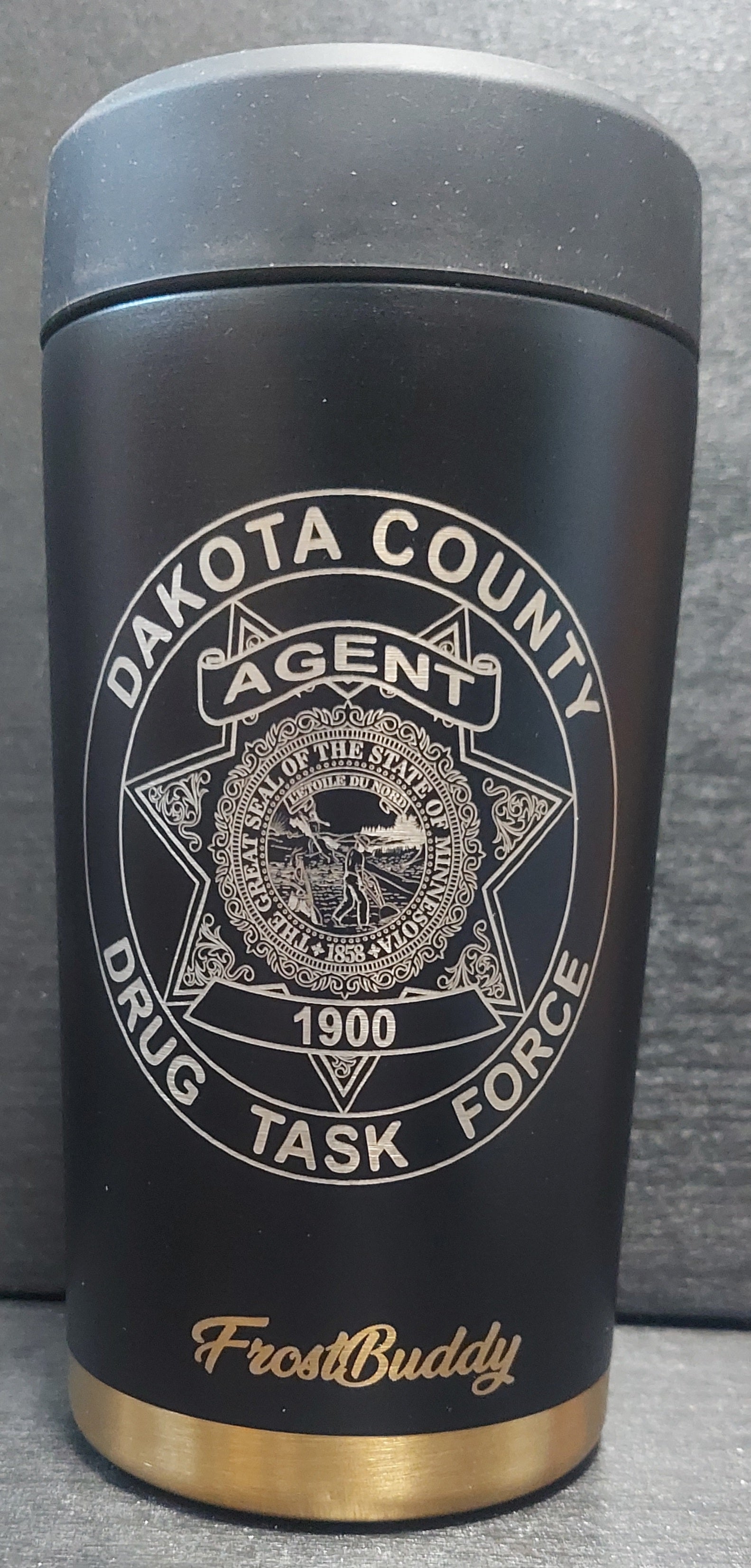 Custom engraved Texas Tea Frost Buddy