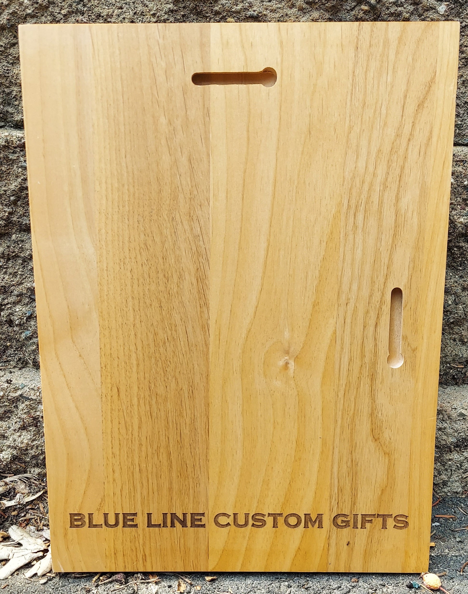 Custom Engraved Red Alder & Acrylic Award Plaque 