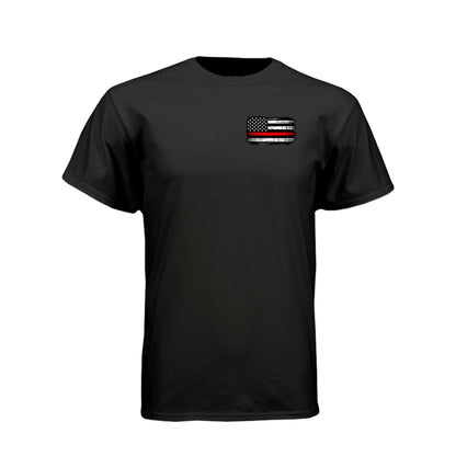 Firefighter Helmet & SCBA Mask Fire Rescue Shirt
