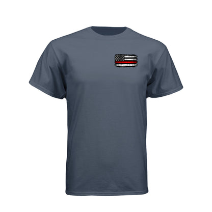 Firefighter Helmet & SCBA Mask Fire Rescue Shirt
