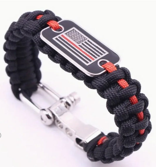 firefighter paracord bracelet