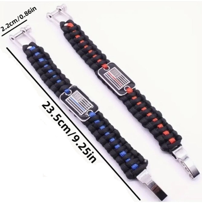 firefighter paracord bracelet
