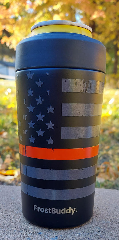 Frost buddy red line flag - firefighter themed