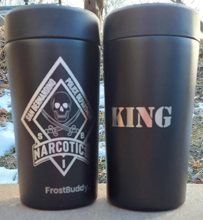 custom engraved frost buddy universal 2.0 black