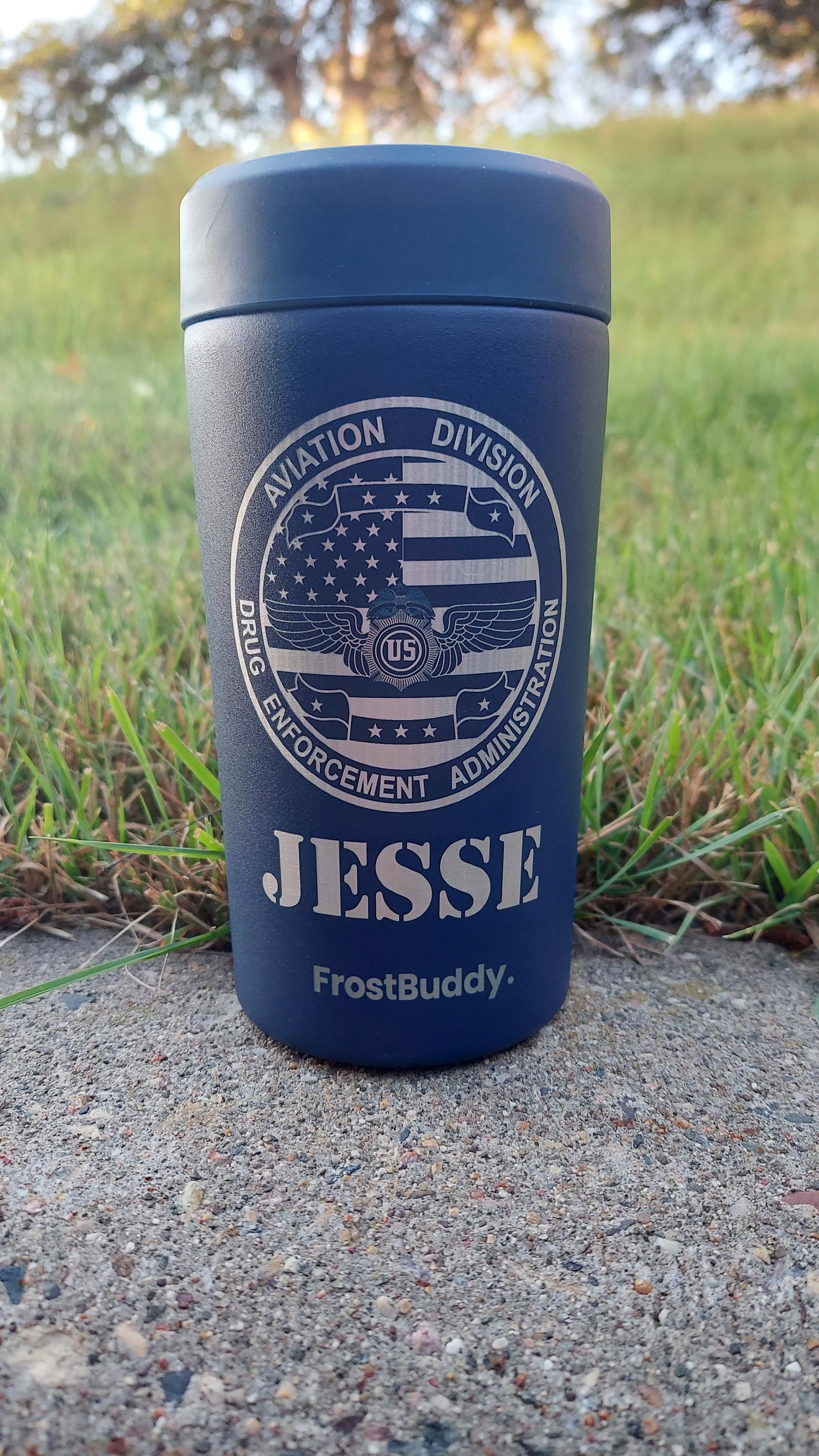 custom engraved frost buddy universal 2.0 blue
