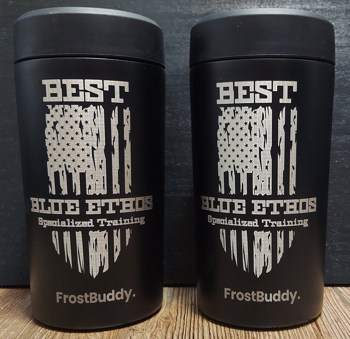 custom engraved frost buddy universal 2.0 blue ethos specialized training