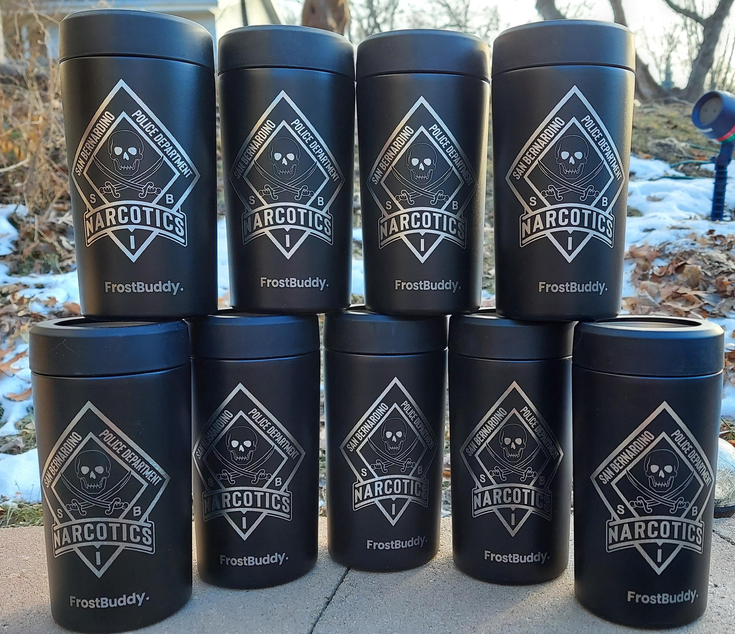 custom engraved frost buddy universal 2.0 law enforcement