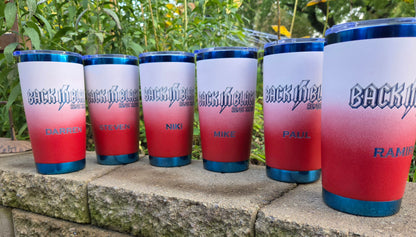 custom engraved red white and blue tumbler patriotic back in black ac/dc 