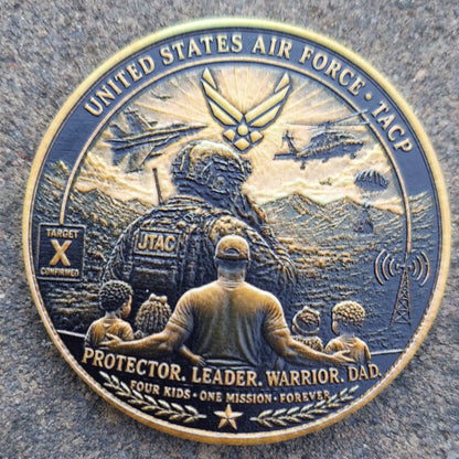 custom full color resin challenge coin united states air force tacp jtac 