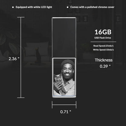 custom laser engraved 3D 16gb usb drive