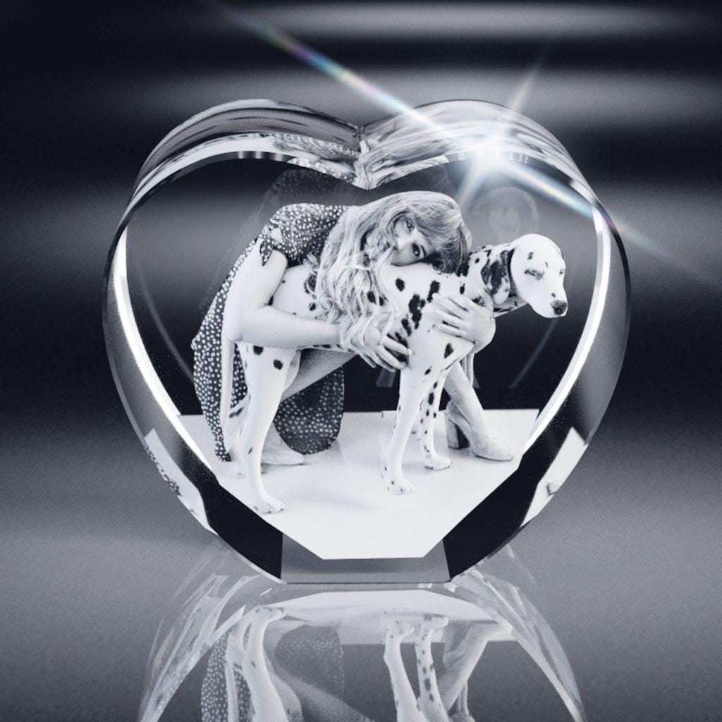 custom laser engraved 3d crystal heart shaped keepsake