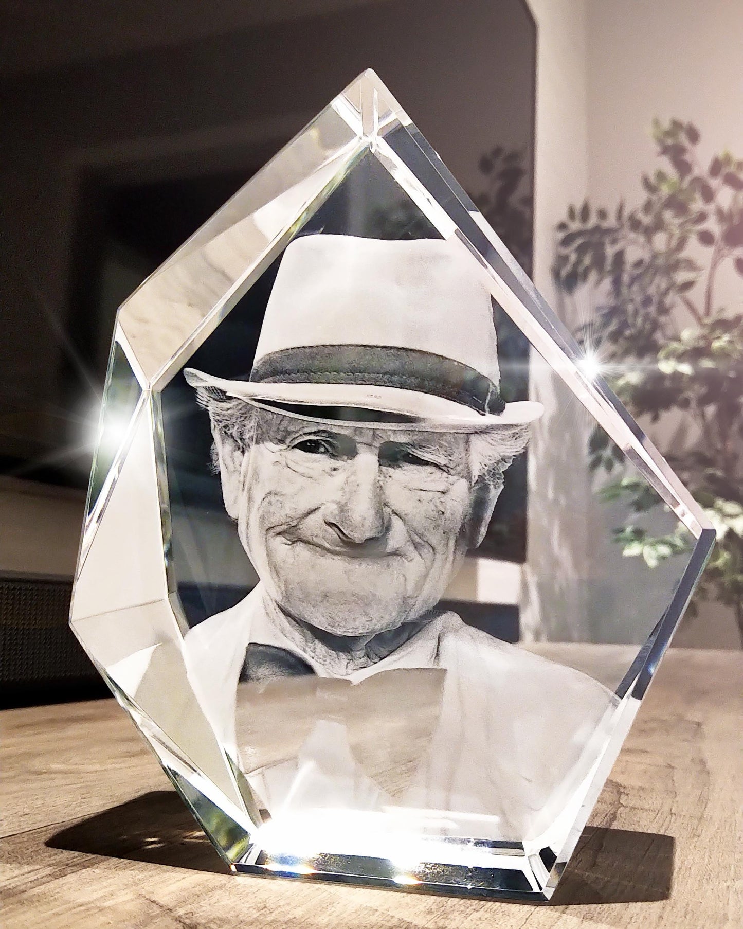 custom laser engraved 3d photo prestige keepsake