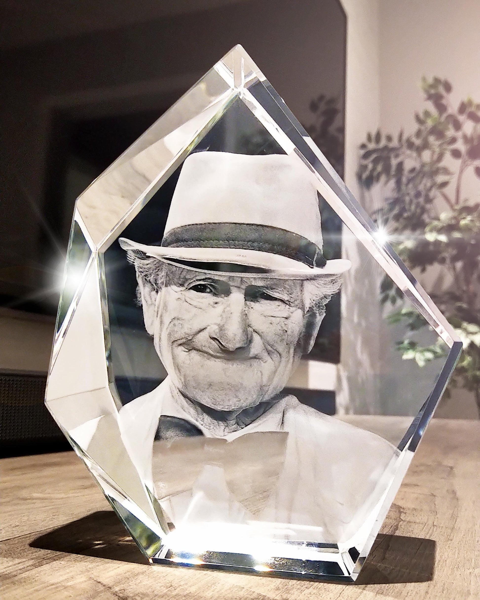 custom laser engraved 3d photo prestige keepsake
