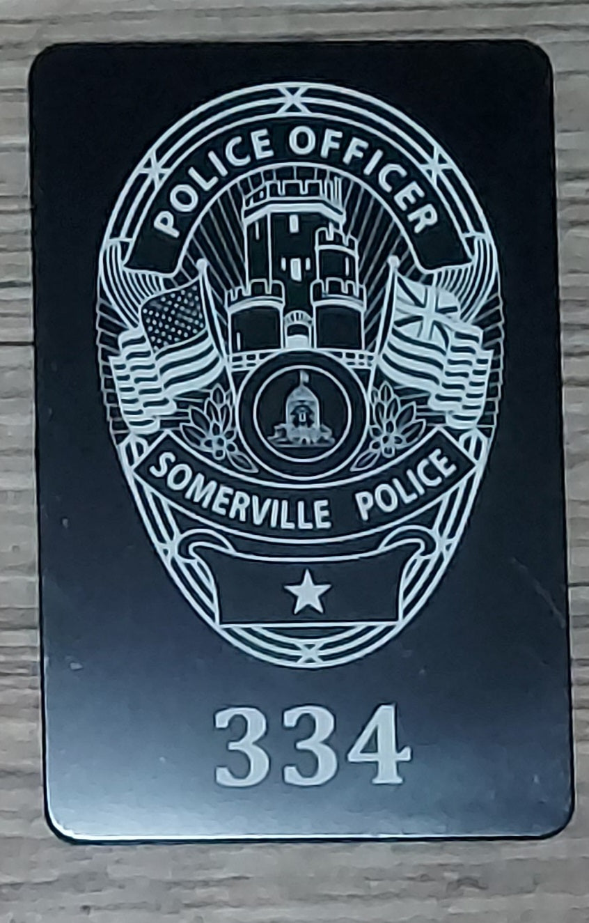 custom laser engraved law enforcement miranda rights card
