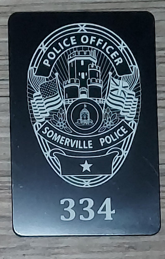 custom laser engraved law enforcement miranda rights card