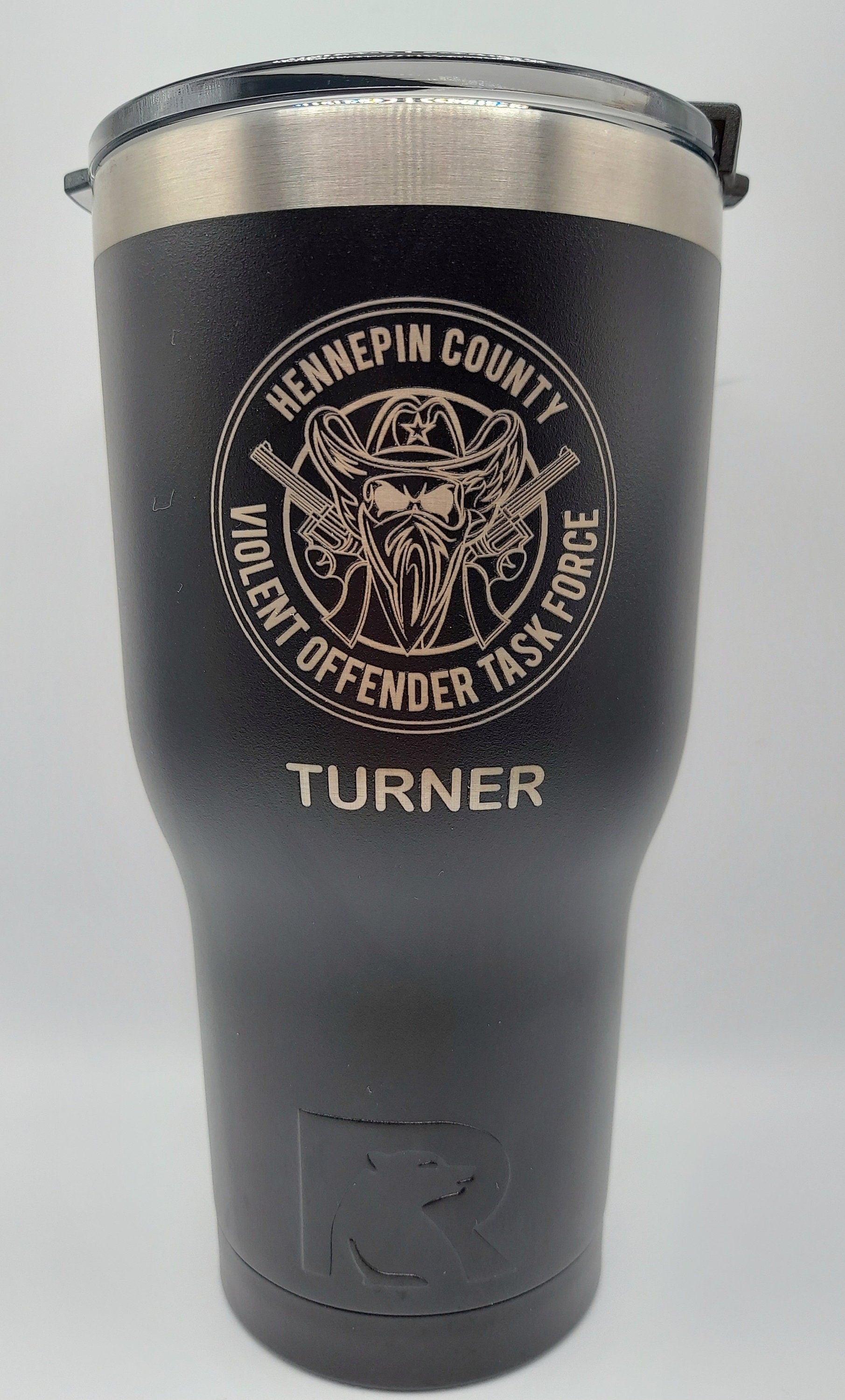 custom laser engraved rtic tumbler law enforcement 