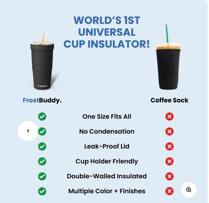 frost buddy to go buddy worlds first universal cup insulator