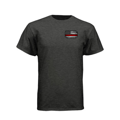 Firefighter Helmet & SCBA Mask Fire Rescue Shirt