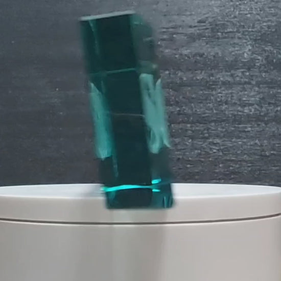 custom laser engraved crystal desk wedge