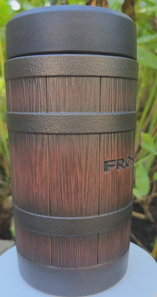 Bourbon Barrel Frost Buddy Universal Can Cooler 