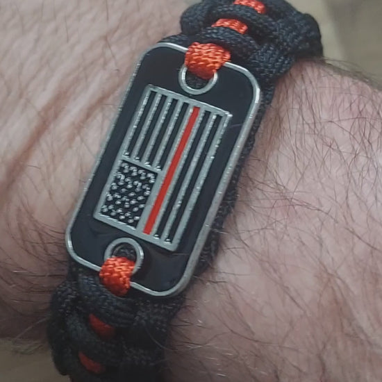 firefighter paracord bracelet