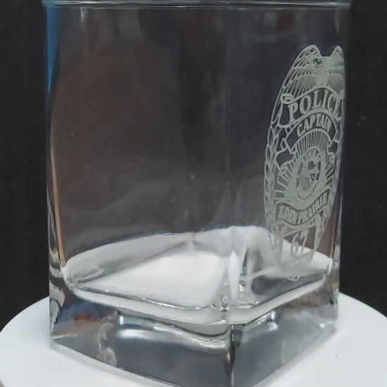custom laser engraved whiskey glasses man cave